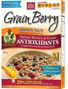 Grain Berry Whole Grain HONEY NUT Toasted Oats Cereal, 12 Ounce - Picture 1 of 1