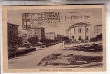 ANCONA CITTA' VIAGGIATA 1927 VIALE DELLA VITTORIA PARTICOLARE BELLA