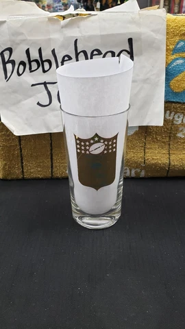 1967 5.5" VINTAGE PACKERS GLASS 10 OZ TALL COCKTAIL BAR GOLD SHEILD UP TO 8 AVAI Cover