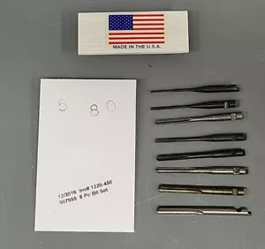 8 pc Push Drill Bit Set Drill Point Fits Stanley Millers Falls Craftsman Klein - Bild 1 von 7
