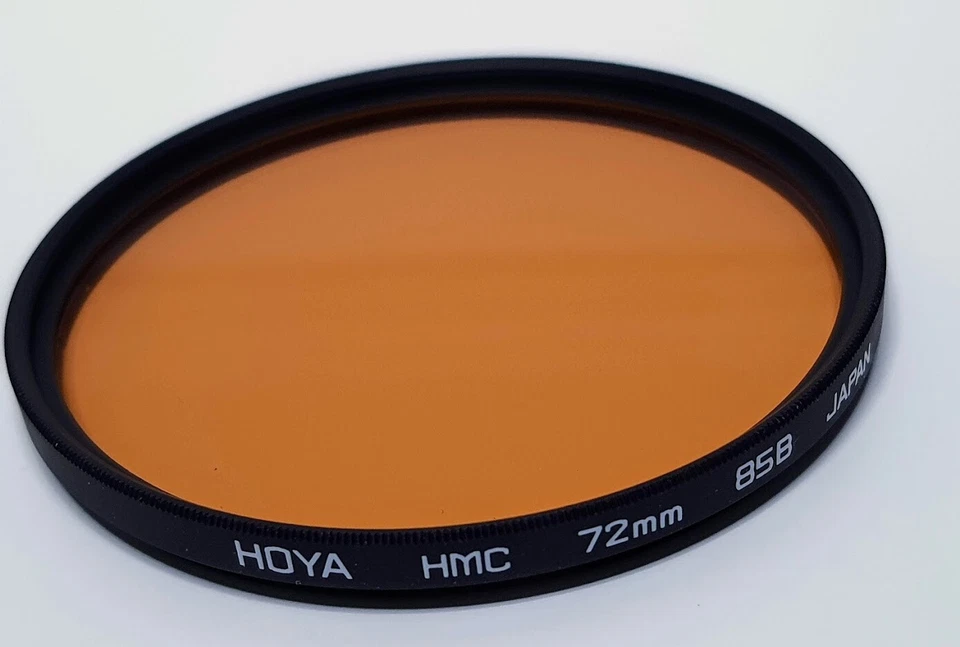 72mm Hoya HMC Multi-Coated 85B 85-B 85 B Color Conversion Glass Lens Filter H MC - Image 1 of 4