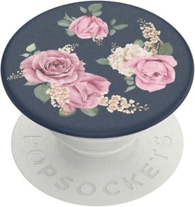 PopSockets Support Poignée Téléphone Bleu Marine Floral  - Photo 1 sur 2