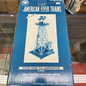 American Flyer 6-49805 S Scale Gabe the Lamplighter Tower — New UV Stained Box • - Picture 1 of 3