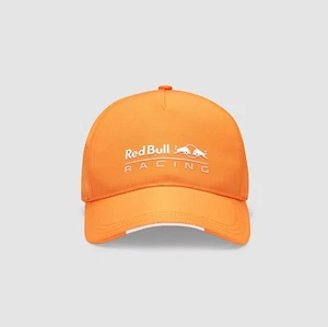 Red Bull Racing F1 Classic Orange / White Reverse Snapback Official Hat Cap NWT - Picture 1 of 6