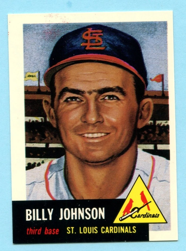 1953 Topps Archives #21 Billy Johnson - St. Louis Cardinals - Image 1 of 1