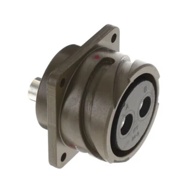 Receptáculo conector ITT Cannon CA3102E24-9SB111, montaje en panel Foto 1 de 3