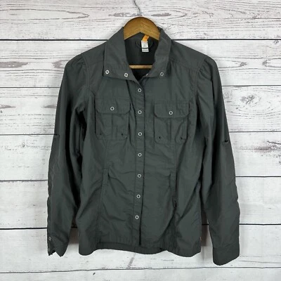 Lucy Shirt Top Womens Small Gray Nylon Vented Hiking Outdoor Active Stretch - Image 1 of 4