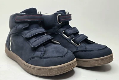 Zapatos para niños Tenis de mezclilla de caña alta talla 2 Azul Dolgen Correas de gancho y bucle Foto 1 de 4