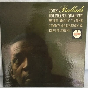 Jazz LP John Coltrane Quartet "Ballads" Van Gelder Impulse Stereo A-32 NM Fold - Picture 1 of 12