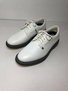 NEW G/Fore Gallivanter Mens Golf Shoes Leather White Grey Size 7 - Picture 1 of 9