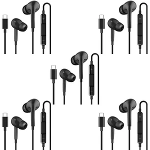 Paquete de 5 auriculares para Samsung para Galaxy S24 S23 S22 S21 S20 S10 - Imagen 1 de 7