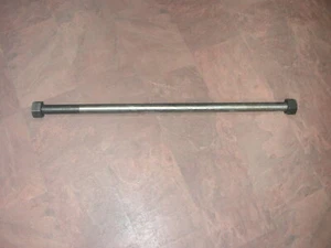 Hex Head Cap Screw Bolt 1-1/4"-12  x 33-1/8" Grade 8 THREADED PIN THREADED SHAFT - Picture 1 of 3
