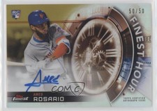2018 Topps Finest Hour Gold Refractor /50 Amed Rosario #FHA-AR Rookie Auto RC