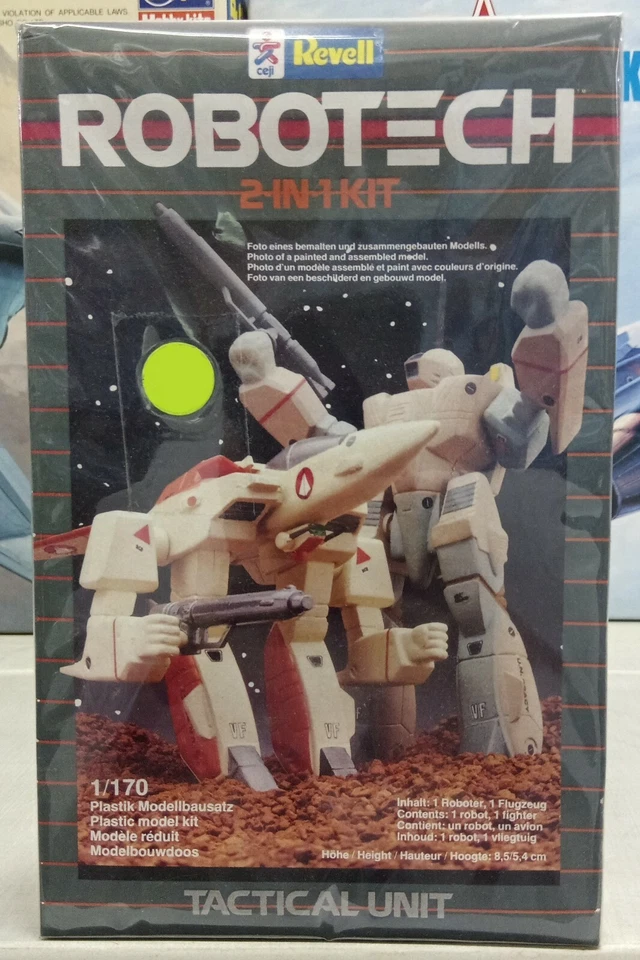 Vintage Revell Robotech 2-in-1 Model Kit Sniper Tactical Unit 1/170 Germany 1984 - Image 1 of 4