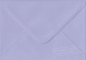 Sobres de tarjetas de felicitación color engomado lila 133 mm x 184 mm (5 "x 7") 100 g - Imagen 1 de 1