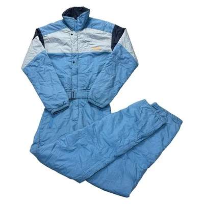 Vintage Elho One Piece Ski Snowboard Suit 90s Retro Colour Block Womens Medium - Image 1 of 4