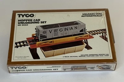 Tyco HO Scale 1975 HOPPER CAR UNLOADING SET #862 Sealed NEW! - Image 1 of 4
