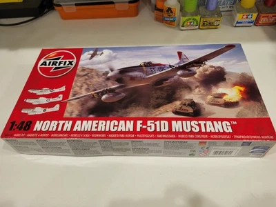 Kit Modelo Mustang F-51D Norteamericano Airfix Escala 1/48 A05136 Foto 1 de 3