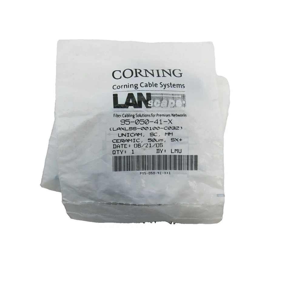 12 Corning 95-000-99 LC Unicam High Performance Om1 Fiber Optic Connector