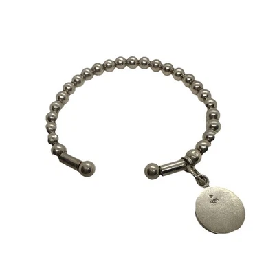 SILPADA-Plata Esterlina Flexible Cuentas Puño Redondo Cuelga Dije Pulsera B0744 Foto 1 de 4