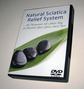 NATURAL SCIATICA RELIEF SYSTEM DVD 3-Disc Set 2013 Eliminate Lower Back Pain - Picture 1 of 4