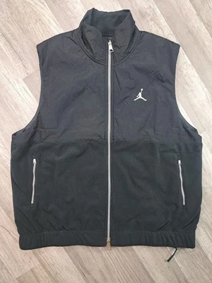 Nike Air Jordan Essentials Invierno Polar Chaleco Negro Para Hombre Talla Grande NUEVO Foto 1 de 4