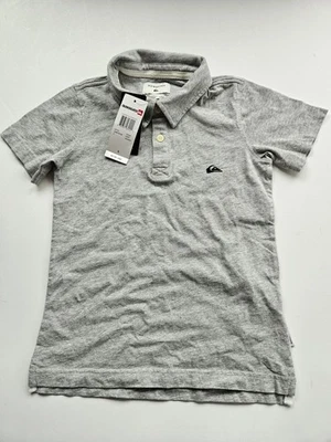 Polo Quiksilver Niño Manga Corta Talla 6 Gris Crucero por el Sol Diario Nuevo con Etiquetas Foto 1 de 3