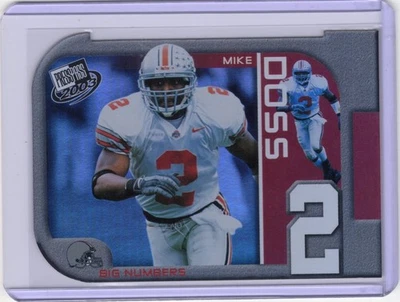 2003 Press Pass - Big Numbers Mike Doss #BN 7 (RC) - Image 1 of 2