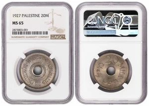 i-650014 Palestine British Mandate 20 Mils 1927. PCGS MS 65 - Picture 1 of 1