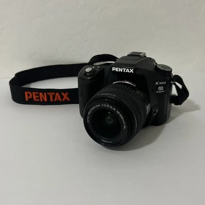 Pentax K100D Super DSLR 6.1MP Digital Camera with 18-55mm Zoom Lens - Image 1 of 4