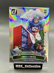 Panini Donruss Abdul Carter Downtown #20 2025 Jumbo RC Rookie Giants - Imagen 1 de 9