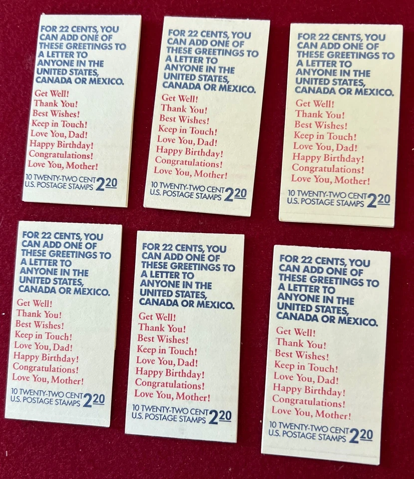 US Booklets OF 10 SCOTT BK155  GREETINGS MNH - Image 1 of 1