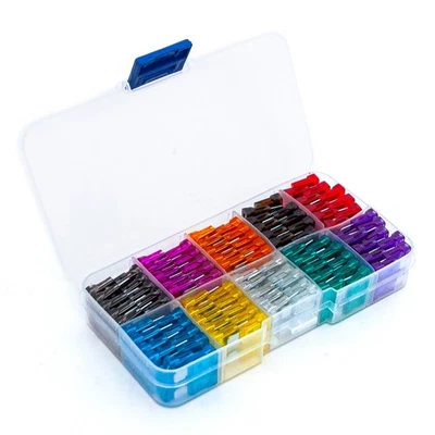 100pcs Automobile Fuse Middle Piece Fuse Assortment Box With Clip For Car Medium - Image 1 of 4