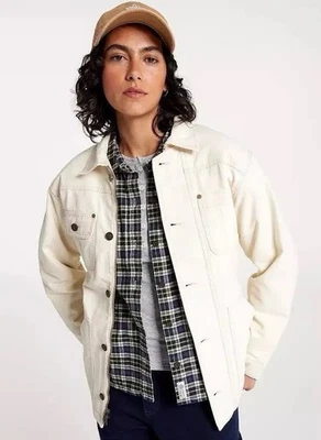 Alpine Design Women’s Quilted Lined Chore Coat~Medium~NWT~Natural Khaki~$98 - Image 1 of 4