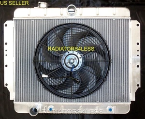 NEW 3 ROW ALL ALUMINUM RADIATOR W/ 16" FAN 1959 1960 CADILLAC DEVILLE ELDORADO - Bild 1 von 2