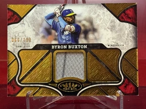 2025 Topps Tier One Byron Buxton #TIR-BB Tier One Relics /199 Minnesota Twins - Bild 1 von 2