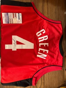 JALEN GREEN HOUSTON ROCKETS SIGNED RED JERSEY JSA AUTHENTIC AUTOGRAPH - Picture 1 of 3