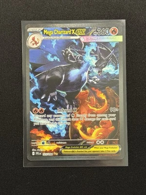 POKEMON PHANTASMAL FLAMES English MEGA CHARIZARD X EX SIR ALT CARD 125/094 chase - Image 1 of 4