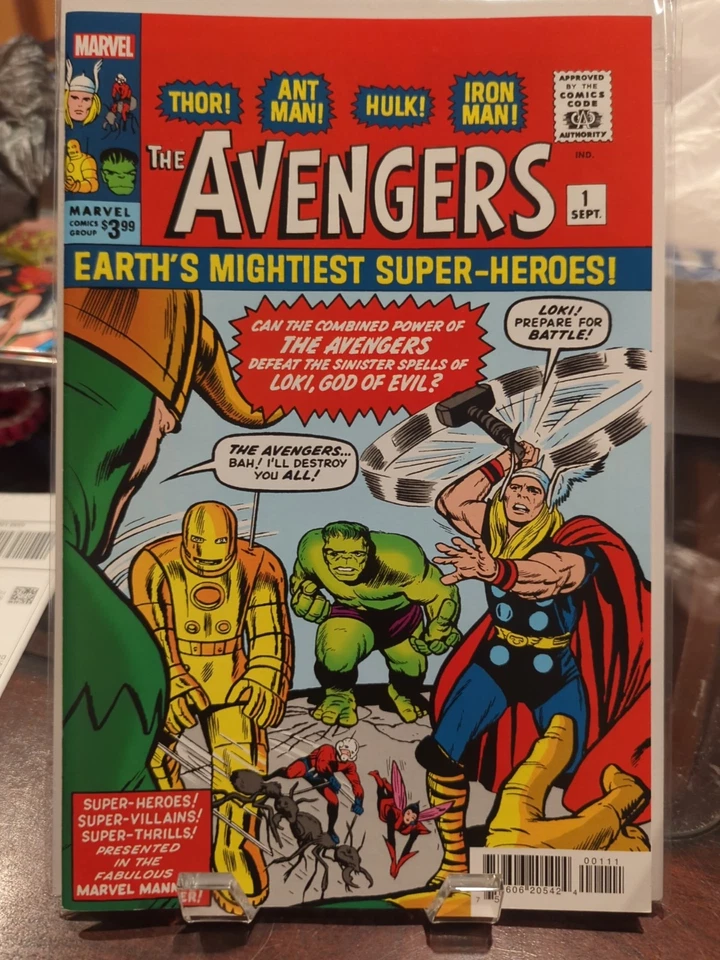 AVENGERS 1 NM Facsimile Edition Stan Lee & Jack Kirby - Image 1 of 1