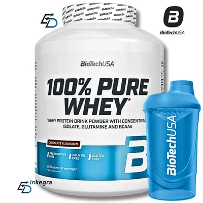 BIOTECH USA - 100% Pure Whey 2270 gr Proteine del Siero + Shaker - Immagine 1 di 4