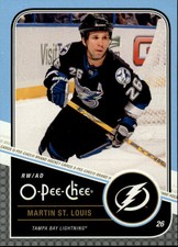 2011-12 O-Pee-Chee Lightning Hockey Card #33 Martin St. Louis