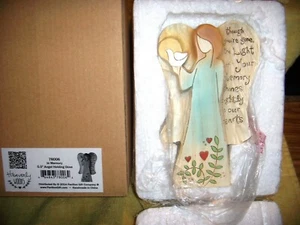 PAVILLION GIFTS  ( HEAVENLY WOODS )IN MOMORY ANGEL HOLDING DOVE  5.5" - Picture 1 of 1