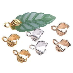 10stk 9x8mm Kupfer Metall Verbinder Bails Kneifen Verschluss Clip Anhänger Haken - Picture 1 of 7