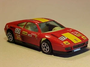 4 INCH 1989 Ferrari 348tb Rally Burago 1/43 Diecast Mint Loose - Picture 1 of 5