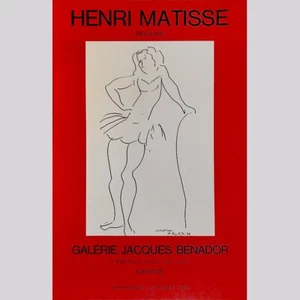 Henri Matisse affiche lithographie Mourlot expo Genève théatre danse ballet art - Picture 1 of 1