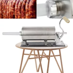 3L Machine à Saucisses Manuelle Poussoir à Viande Professionnel Pour Cuisine - Photo 1/11