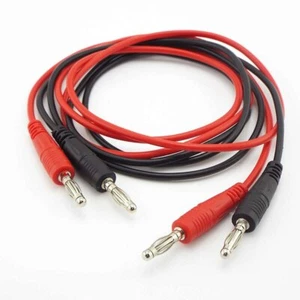 4mm Banana Plug Male to Banana Plug dual end test lead cable for Multimeter Test - Picture 1 of 12