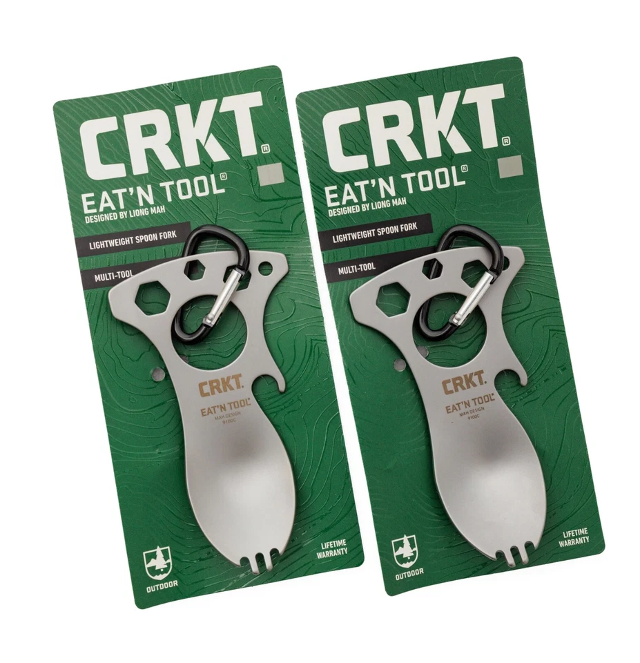 CRKT Eat'n Tool Bead Blast Knife 9100c