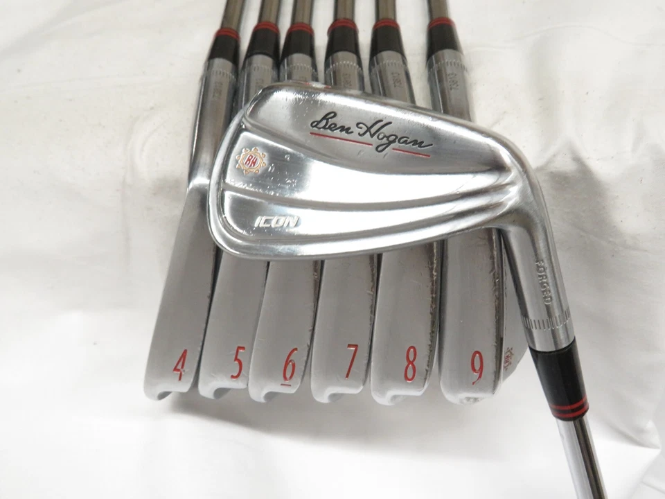 Used Ben Hogan Icon Forged Iron Set 4-PW KBS Tour 90g Regular Flex Steel Shafts - Image 1 of 4