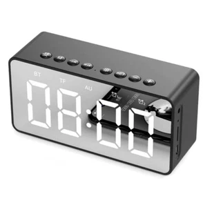 Radio reloj despertador, altavoz Bluetooth, pantalla LED grande, reloj de mesita de noche nuevo en caja - Imagen 1 de 7